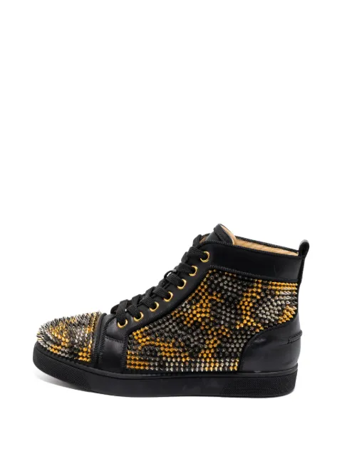 Christian Louboutin Pre-Owned Louis Spikes sneakers Black 683555