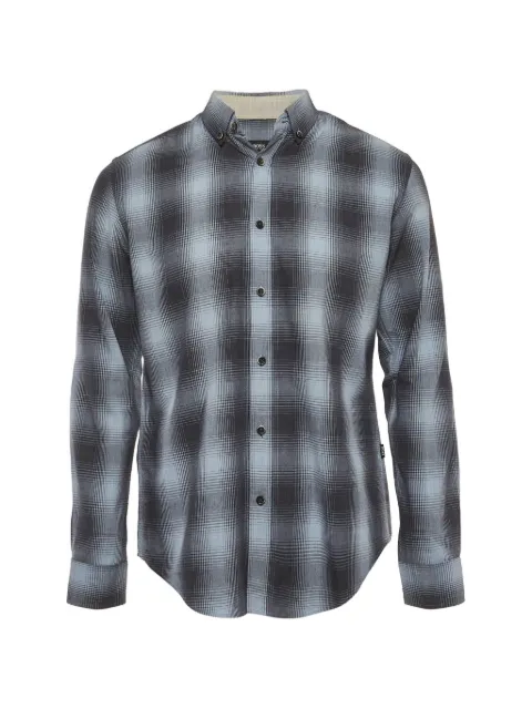 BOSS plaid slim-fit shirt Blue 1332943