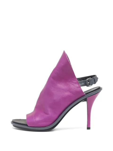 Balenciaga Pre-Owned Glove heeled sandals Purple 1289530