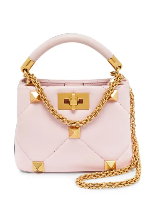 Valentino Garavani Pre-Owned mini Roman Stud tote bag Pink 1318561