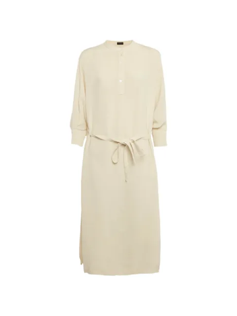 JOSEPH tie-waist maxi dress Neutrals 1283216