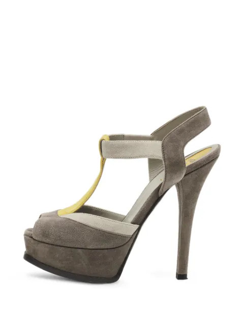 Fendi Pre-Owned platform sandals Grey 1323060