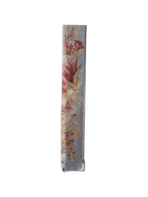 Valentino Garavani Pre-Owned floral-print scarf Blue 1332536