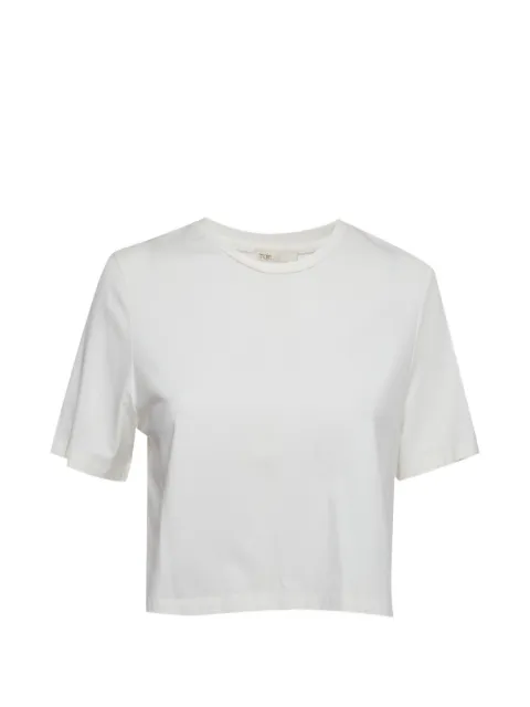 Maje round-neck cropped T-shirt White 1328913