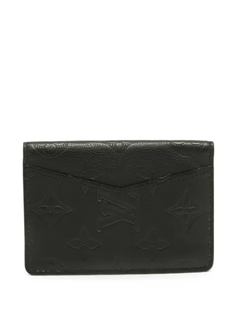Louis Vuitton Pre-Owned Monogram Shadow Pocket Organizer Black 1347474
