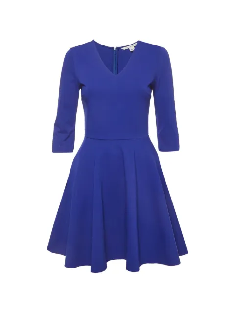 DVF Diane von Furstenberg Jeannie flared dress Blue 1359973