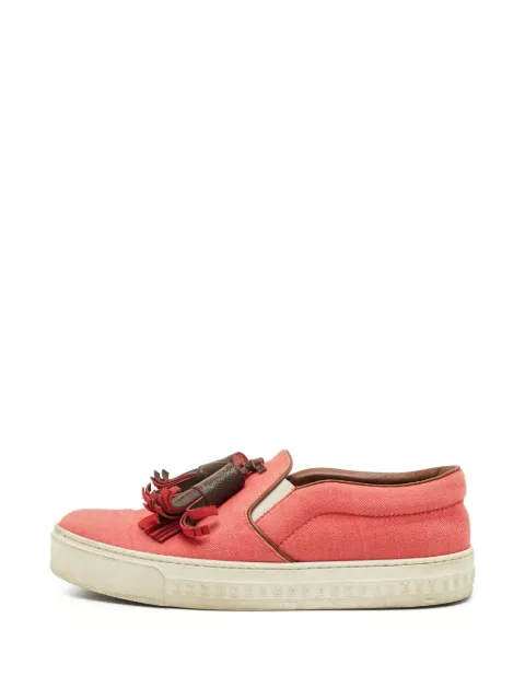 Louis Vuitton Pre-Owned Destination tassel sneakers Pink 1314298
