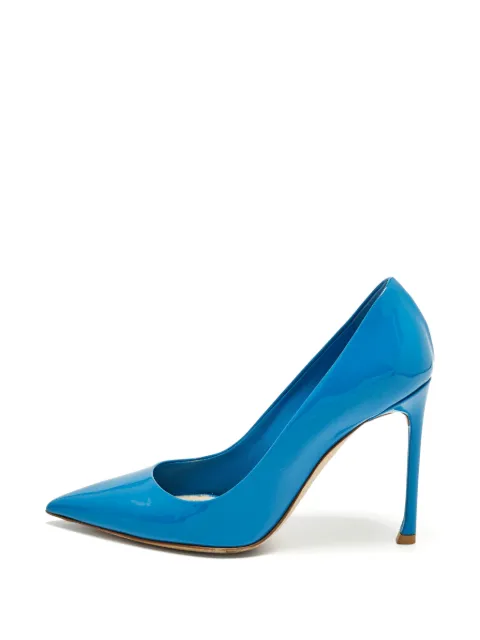 Christian Dior Pre-Owned Dior Essence pointed-toe pumps Blue 1314722