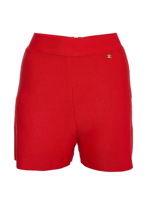 Elisabetta Franchi elastic-waistvband shorts Red 1326612