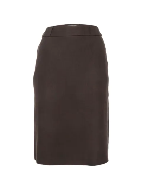Max Mara pencil mid-length skirt Grey 1315344