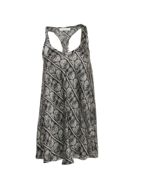 Pierre Balmain paisley-print sleeveless blouse Black 1329205