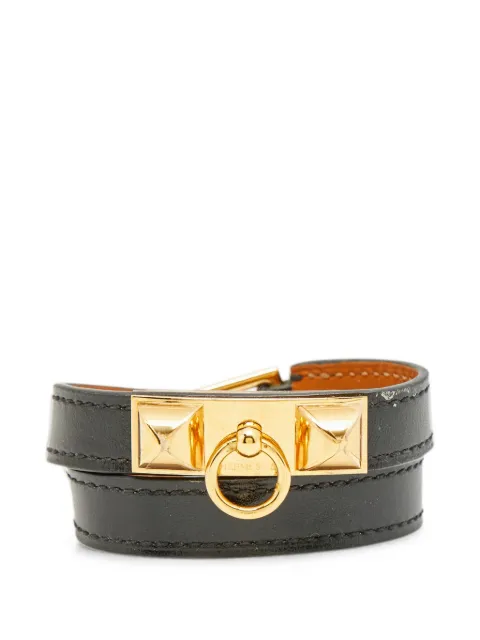Hermès Pre-Owned Rivale Double Tour bracelet Gold 1334844