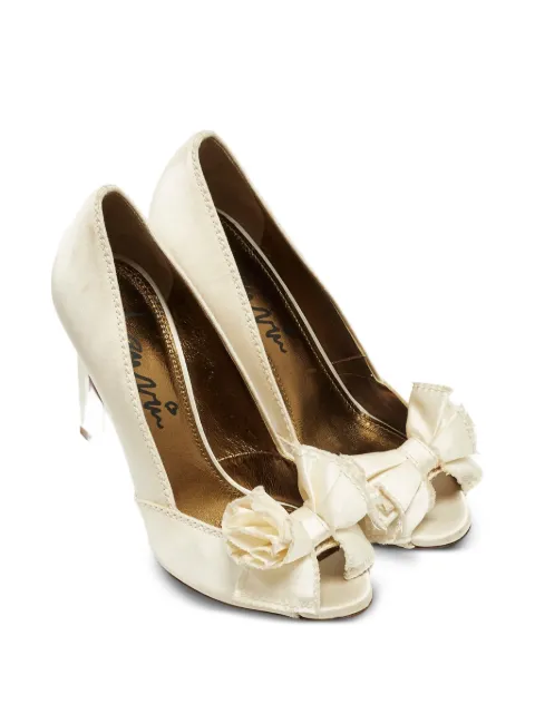 Lanvin Pre-Owned peep-toe pumps Neutrals 1316127
