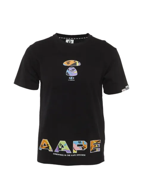 A BATHING APE® AAPE Head logo T-shirt Black 1350916