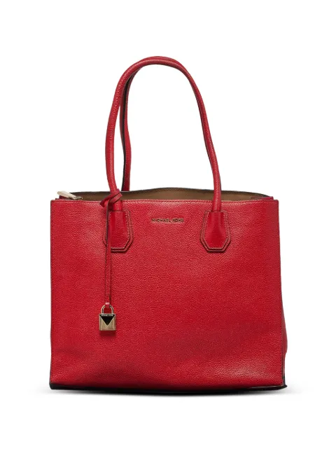 Michael Kors Vintage Mercer leather tote bag Red 1279352