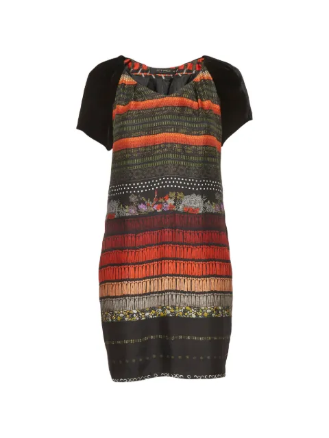 Etro Pre-Owned abstract-print mini dress Black 1306986