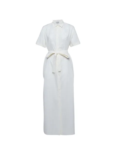 Miu Miu Pre-Owned belted maxi dress Neutrals 1306078