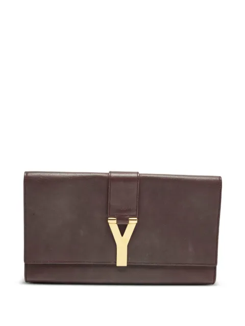 Saint Laurent Pre-Owned Ligne Y clutch bag Red 1294577