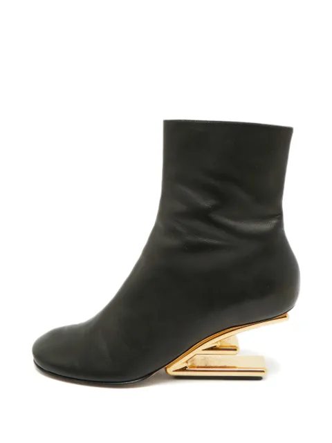 Fendi Pre-Owned Fendi First ankle boots Black 1303872