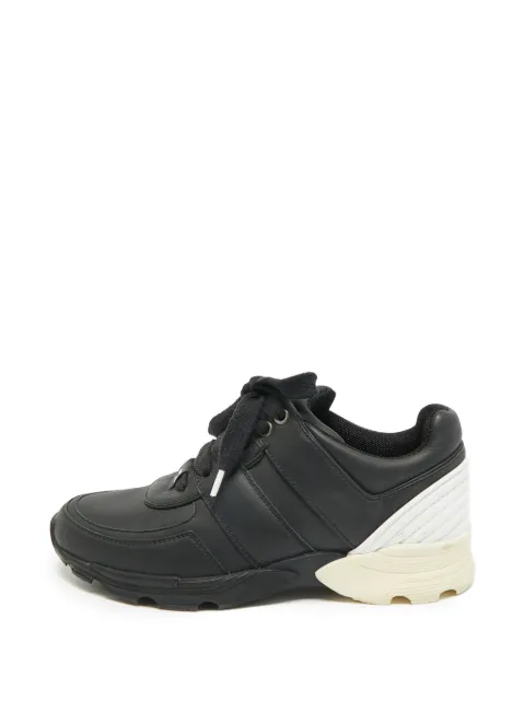 CHANEL Pre-Owned CC logo sneakers Black 1289605
