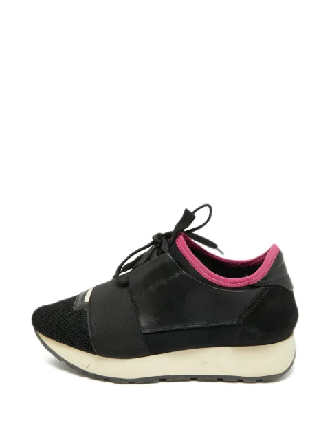 Balenciaga Pre-Owned Race Runner suede sneakers Black 1276464