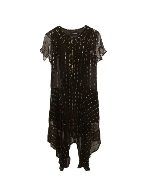 Zadig&Voltaire ruffled crepe mini dress Black 1309365