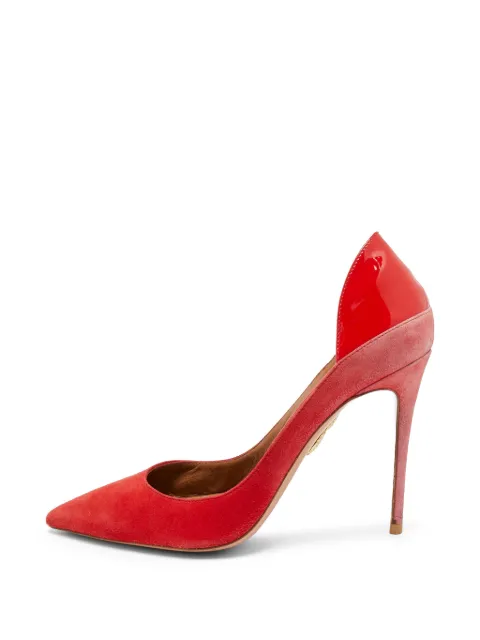 Aquazzura Firenze pointed-toe pumps Red 1268959