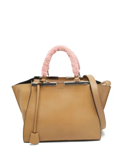 Fendi Pre-Owned 2014 medium 3Jours shearling-handle tote bag Neutrals 1334349