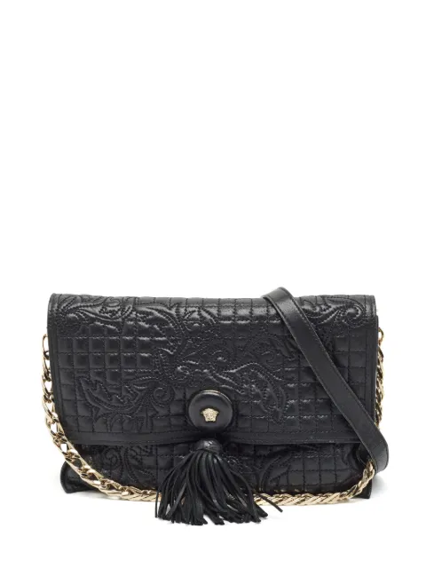 Versace Pre-Owned Medusa tassel shoulder bag Black 1343189