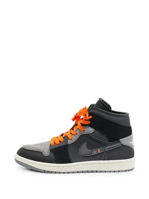 Jordan Air Jordan 1 Mid SE Craft lace-up leather sneakers Grey 1334267