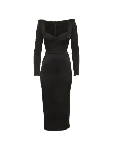 Alex Perry midi Linden dress Black 1295121