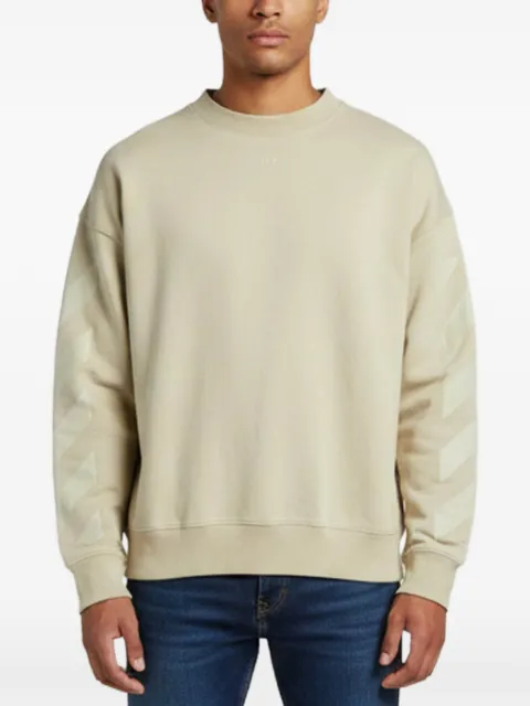 Off-White Pre-Owned crew-neck sweatshirt Neutrals 1348527