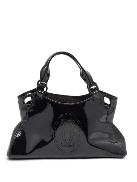 Cartier Marcello patent leather tote bag Black 1348520