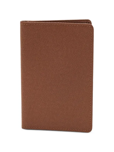 Louis Vuitton Pre-Owned 2004 Taiga leather card holder Brown 1301352