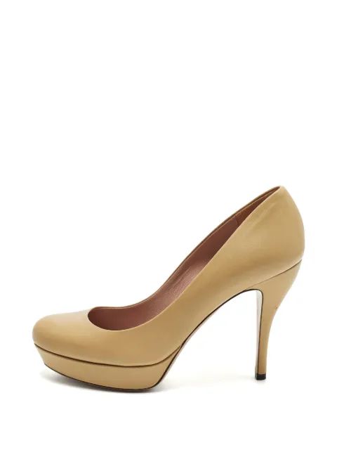Gucci Pre-Owned round-toe pumps Neutrals 1330617