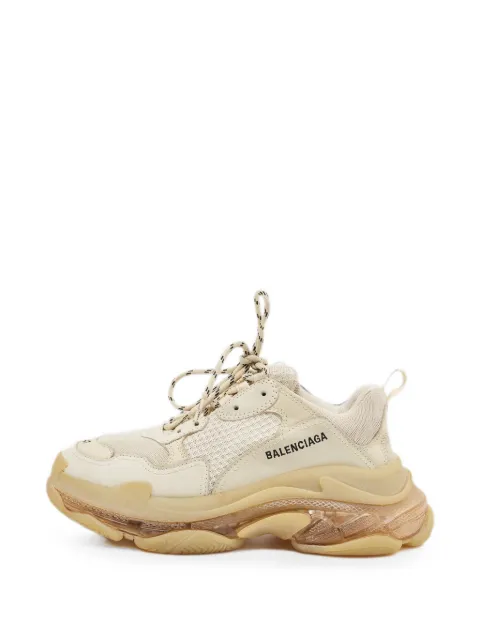 Balenciaga Pre-Owned Triple S mesh sneakers Neutrals 1338667