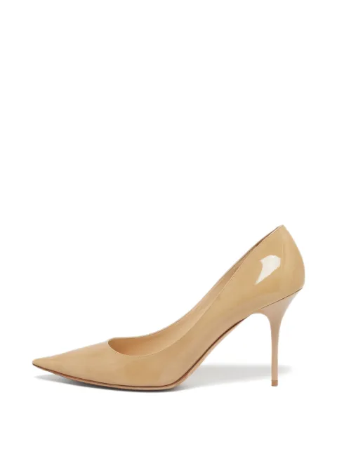Jimmy Choo Pre-Owned Love pointed-toe pumps Neutrals 1290541