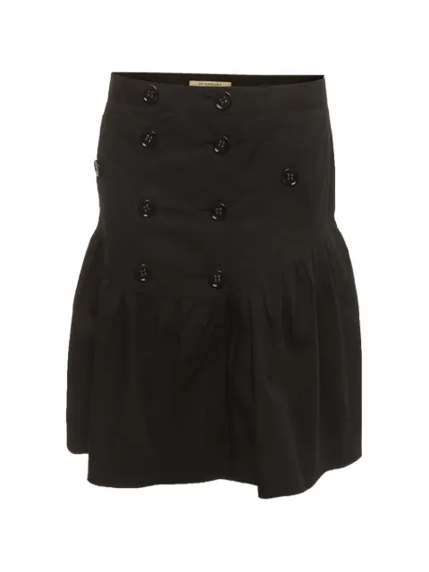 Burberry Pre-Owned pleated midi skirt Black 1291577