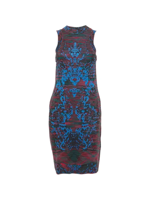Missoni Pre-Owned Intarsia knit midi dress Blue 1303240