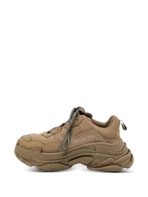 Balenciaga Pre-Owned Triple S chunky sneakers Brown 1317933