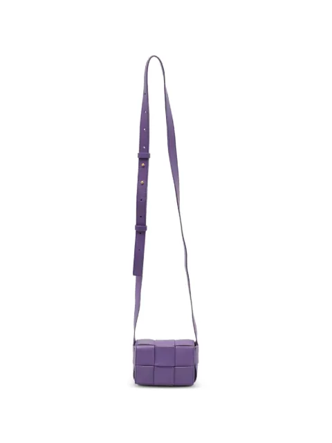 Bottega Veneta Pre-Owned Intrecciato Cassette crossbody bag Purple 1316163