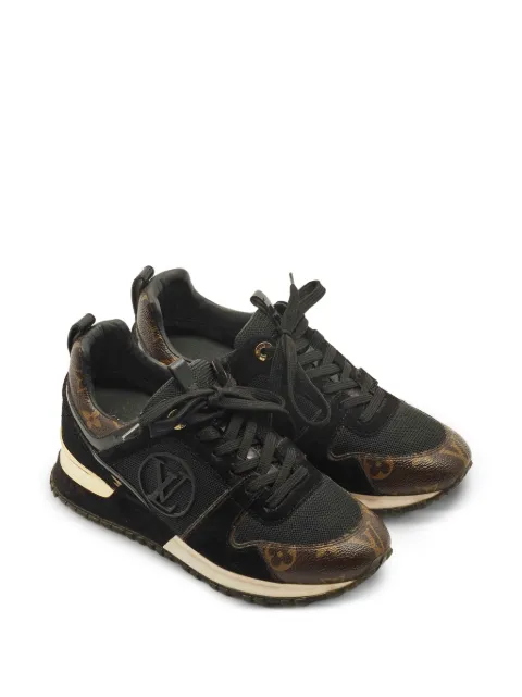 Louis Vuitton Pre-Owned Run Away monogram sneakers Black 1322987