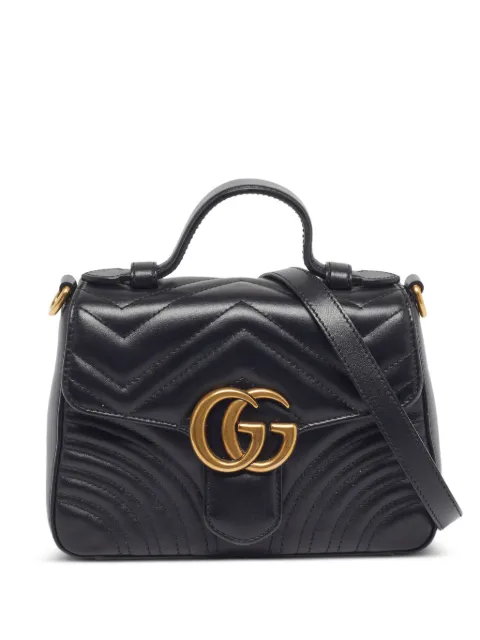 Gucci Pre-Owned GG Marmont matelassé tote bag Black 1314619