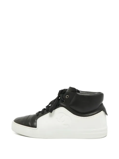 CHANEL Pre-Owned CC low-top sneakers Black 1301407