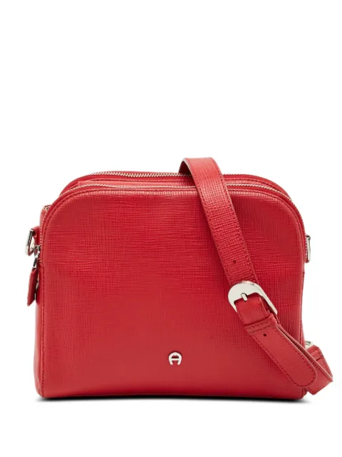 Aigner Kids double-zip shoulder bag Red 1302130