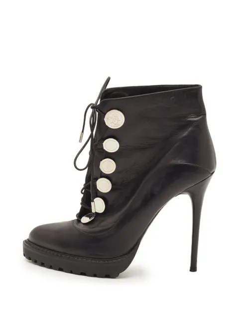 Alexander McQueen Pre-Owned leather ankle boots Black 1338124