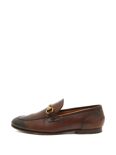 Gucci Pre-Owned Jordaan horsebit loafers Brown 1363617