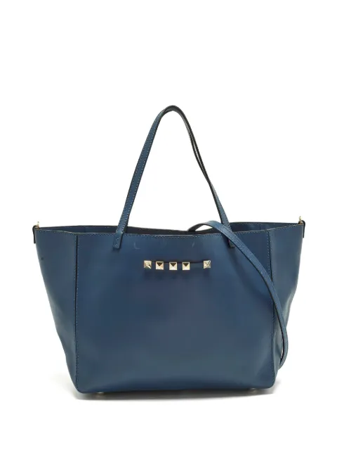 Valentino Garavani Pre-Owned Rockstud tote bag Blue 1310499