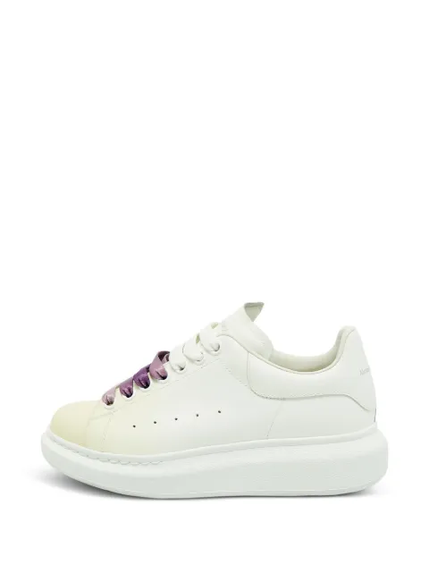 Alexander McQueen Pre-Owned Oversized lace-up sneakers Neutrals 1360392
