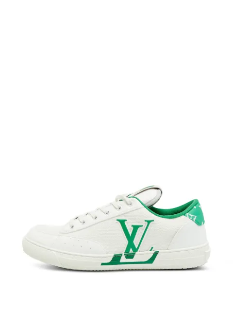 Louis Vuitton Pre-Owned Charlie panelled sneakers White 1363623